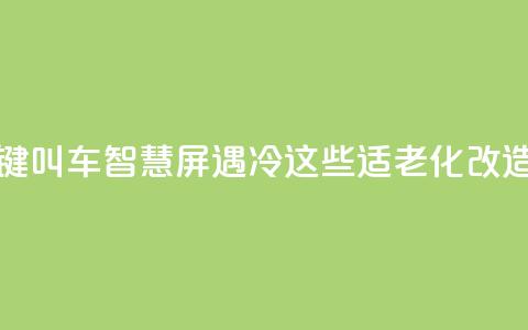 上海部分“一键叫车”智慧屏遇冷?这些适老化改造问题待优化 第1张 上海部分“一键叫车”智慧屏遇冷?这些适老化改造问题待优化 第1张