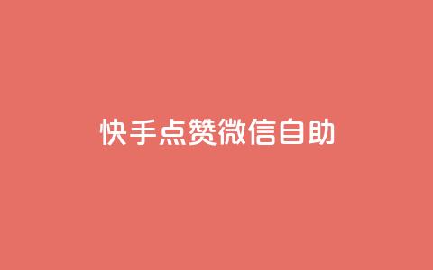 快手点赞微信自助 - 快手点赞与微信自助操作全指南! 第1张 快手点赞微信自助 - 快手点赞与微信自助操作全指南! 第1张