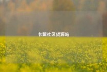 卡盟社区货源站