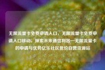 无限流量卡免费申请入口，无限流量卡免费申请入口移动，探索未来通信利器—无限流量卡的申请与优势亿乐社区低价自营货源站