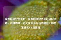 哔哩哔哩业务平台，哔哩哔哩业务平台网站优势，哔哩哔哩，多元化业务平台的崛起之路亿乐社区SUP货源站