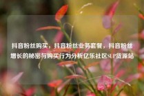 抖音粉丝购买，抖音粉丝业务套餐，抖音粉丝增长的秘密与购买行为分析亿乐社区SUP货源站