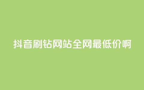 抖音刷钻网站全网最低价啊,快手推广上热门引流链接 - 拼多多真人助力 拼多多2024改销量  第1张