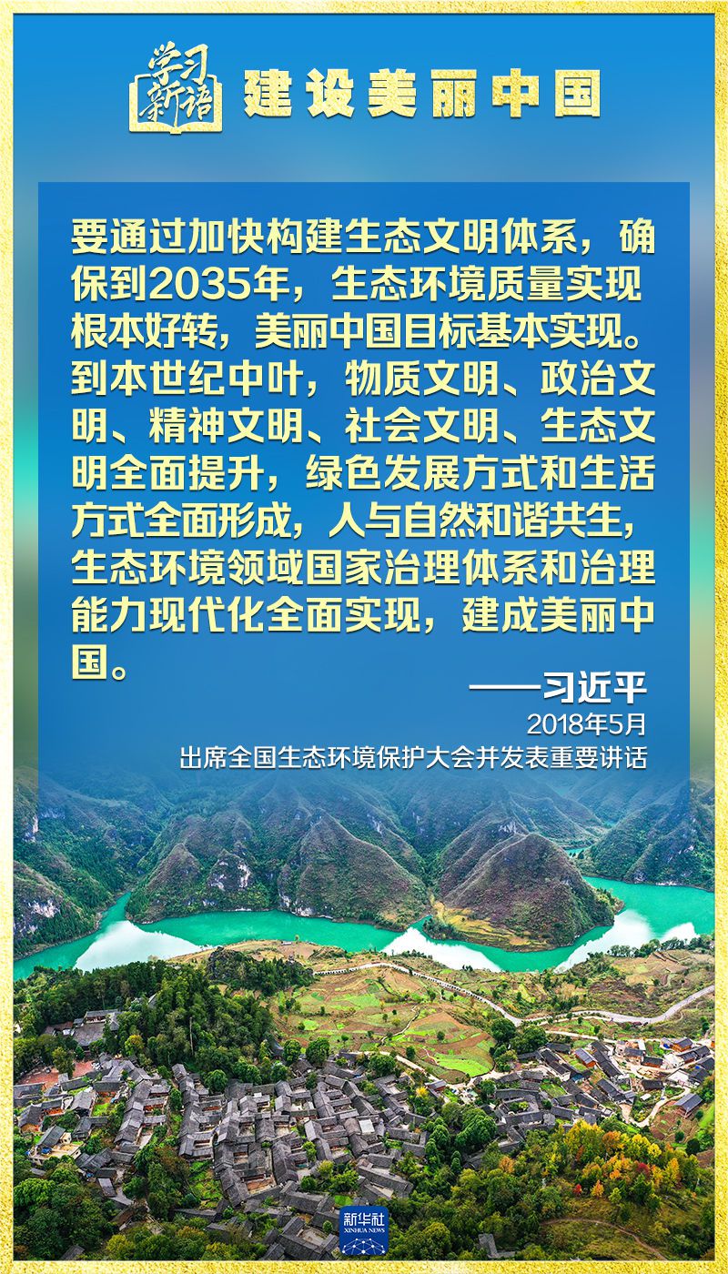 学习新语｜领悟“七个聚焦”：建设美丽中国  第12张