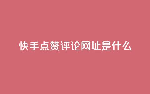 快手点赞评论网址是什么,24小时快手业务下单平台网站 - 最便宜的卡盟网站 一分钱100快手赞  第1张