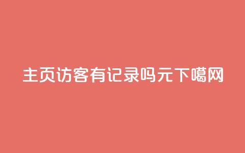 qq主页访客有记录吗 - 2元100  第1张