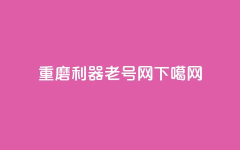 重磨利器，老号网！  第1张