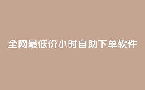 全网最低价24小时自助下单软件,全网最低辅助科技货源站 - 拼多多砍价群免费进 拼多多互助力的  第1张