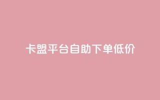 卡盟平台自助下单低价,抖音充值1块 - 快手粉丝增加器怎么用 - b站卡盟业务