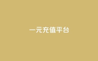 一元充值平台 - 一元充值平台——便捷又省钱的充值方式。