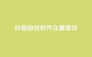 抖音粉丝软件在哪里找,业务自助下单网站官网 - 微信卡盟24小时下单平台 - 绿钻卡盟超低价