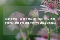 流量卡推荐，流量卡推荐排行榜前十名，流量卡推荐，解锁无限畅快生活亿乐社区SUP货源站