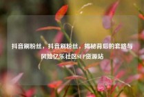 抖音刷粉丝，抖音刷粉丝，揭秘背后的套路与风险亿乐社区SUP货源站