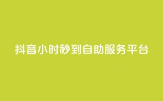 抖音24小时秒到自助服务平台,dy业务下单24小时最低价 - 免费领快手播放量的软件 - 抖音一元蛋糕是真的吗