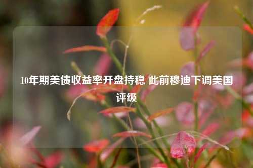 10年期美债收益率开盘持稳 此前穆迪下调美国评级  第1张