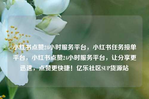 小红书点赞24小时服务平台	，小红书任务接单平台，小红书点赞24小时服务平台，让分享更迅速	，点赞更快捷！亿乐社区SUP货源站  第1张