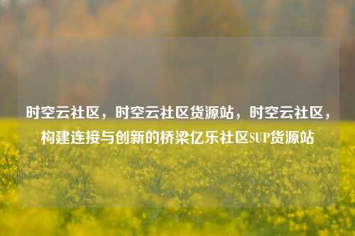 时空云社区，时空云社区货源站，时空云社区	，构建连接与创新的桥梁亿乐社区SUP货源站  第1张
