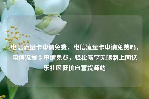 电信流量卡申请免费，电信流量卡申请免费吗，电信流量卡申请免费，轻松畅享无限制上网亿乐社区低价自营货源站  第1张