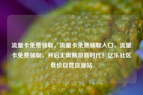 流量卡免费领取，流量卡免费领取入口，流量卡免费领取，开启无限畅游新时代！亿乐社区低价自营货源站  第1张